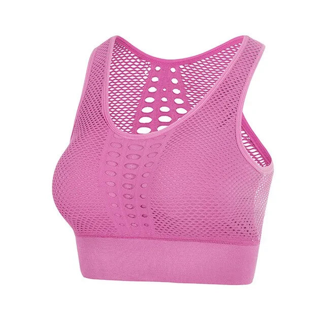 Laser Mesh Sports Bra